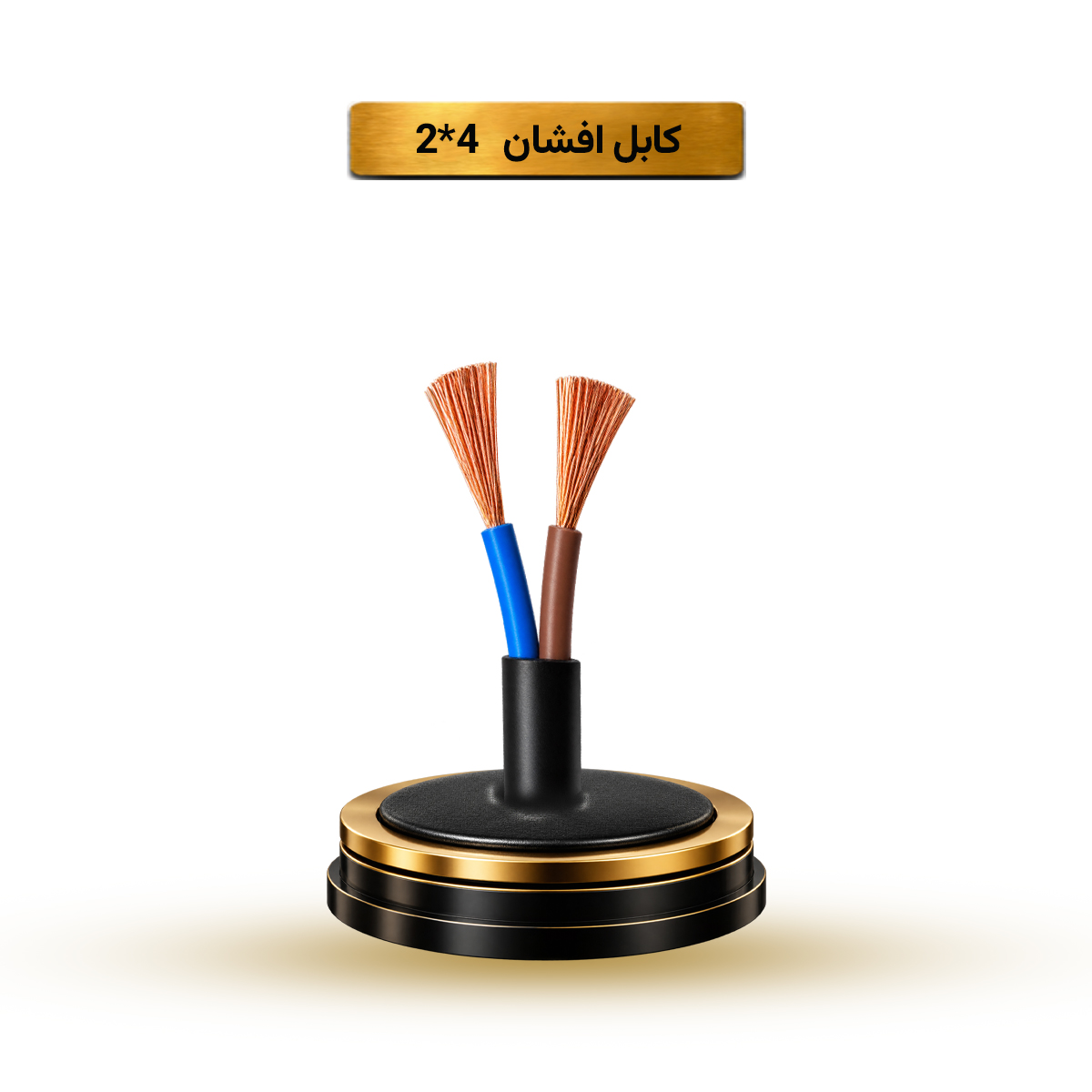 کابل افشان 4*2 آریا ممتاز خراسان | کلاف 100 متری