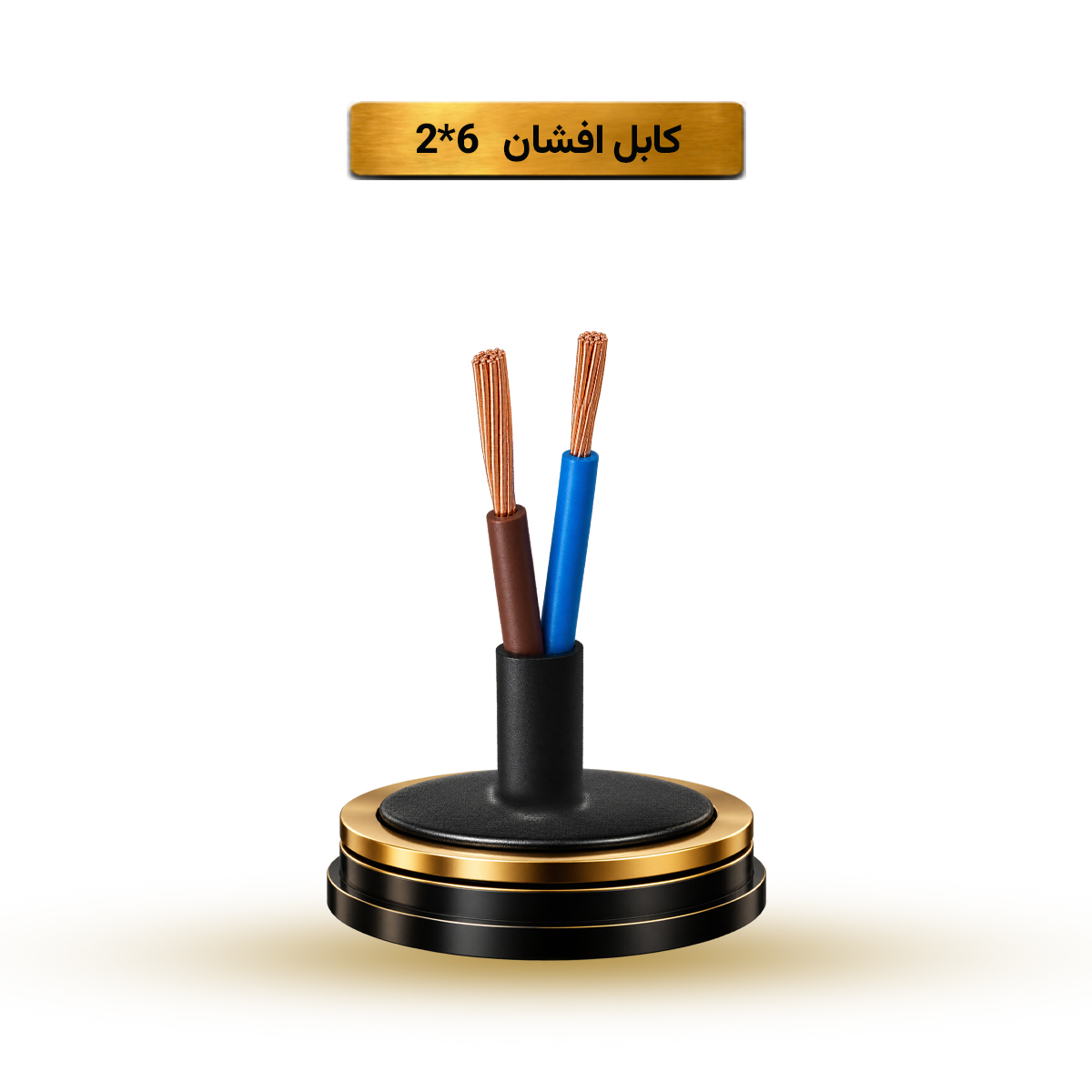کابل افشان 6*2 آریا ممتاز خراسان | کلاف 100 متری