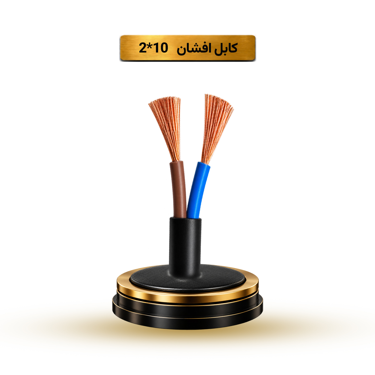 کابل افشان 10*2 آریا ممتاز خراسان | کلاف 100 متری
